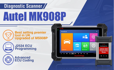 Autel MaxiCOM MK908p Automotive ECU Programmer with J2534 Diagnostic Scan Tool