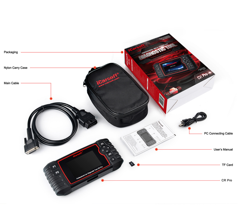 iCarsoft CRPro OBD2 Full Systems Scan Tool