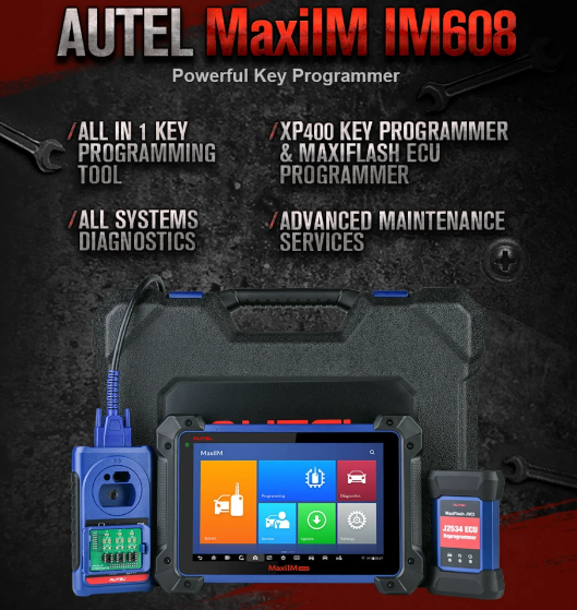 Autel IM608 Key Programming Tool with MaxiFlash J2534