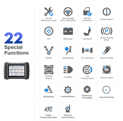 XTOOL X100 PAD3 Elite Tablet IMMO Key Programmer, Odometer Diagnostic Scan Tool
